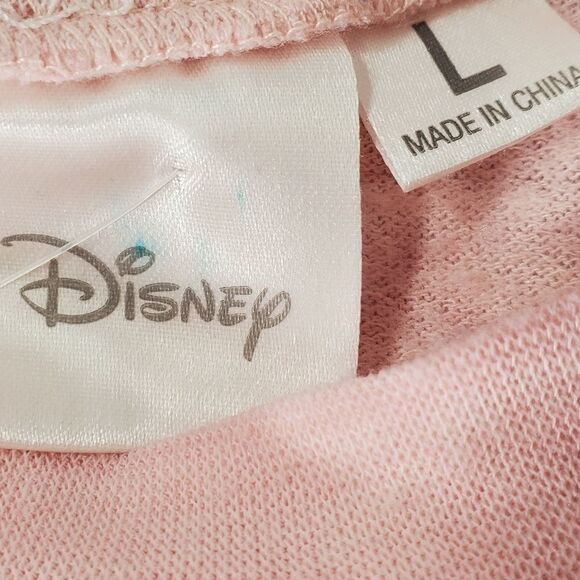 🧚♂️Disney Pink Lion King Long Sleeve Burnout Sweatshirt Large - Picture 6 of 8